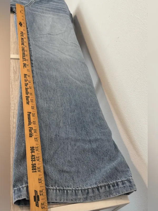 Judy Blue Featherweight Baggy Jeans High Elastic Waist Hemp Blend Wide Leg 11 - Image 6