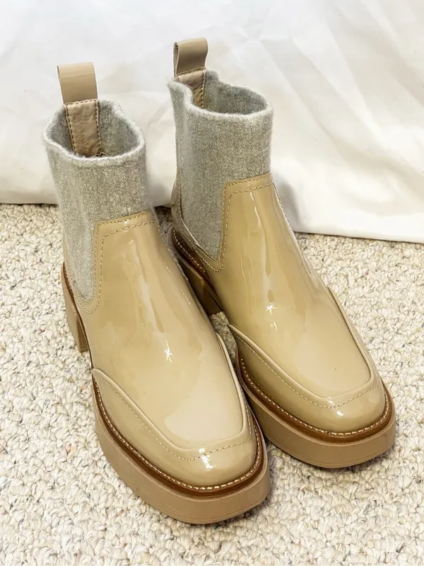 Dolce Vita Saline H2O Waterproof Platform Booties in the color dune size 9.5 - Image 2