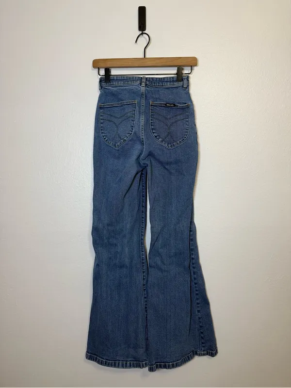 Rolla’s Eastcoast Flare Jean Blue Size 26 - Image 3