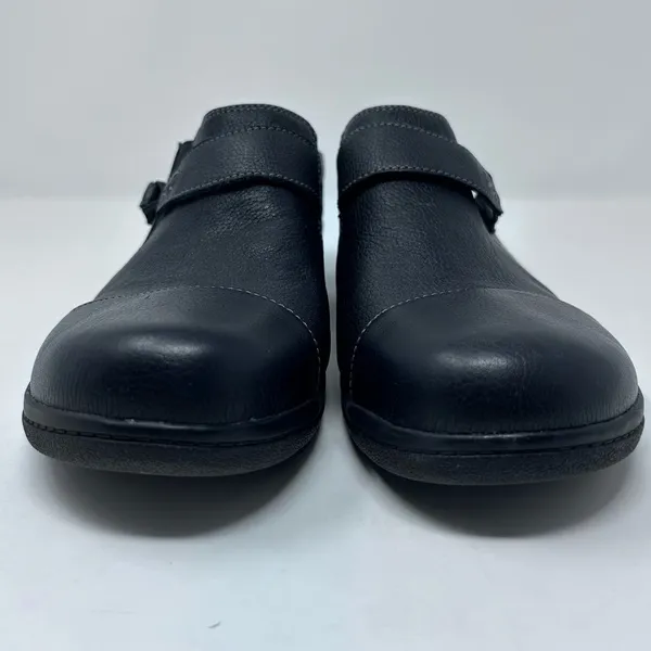 Clarks Collection Women's Black Ultimate Comfort‎ Slip-On Shoes Size 8 1/2 E - Image 2
