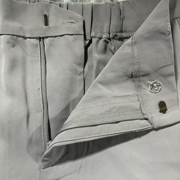 New Flare Leg Elastic Waist Trousers Victoria Pant Grey Size Medium - Image 13