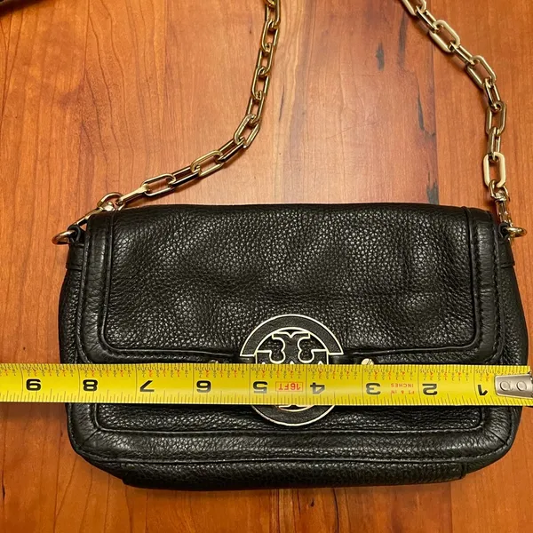 Tory Burch Crossbody in Black and Gold - Image 8