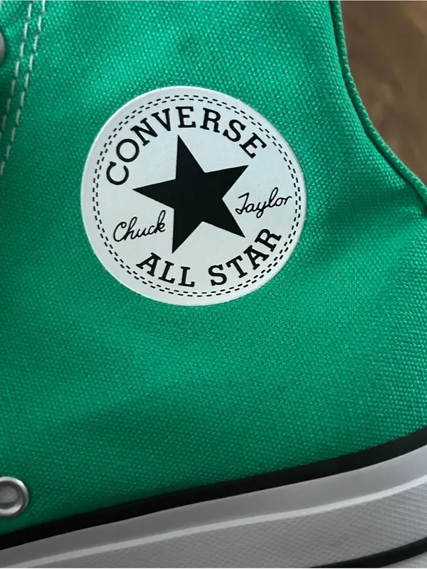 CONVERSE CTAS lift platform green lace up shoes sneakers women’s 7.5 new - Image 6