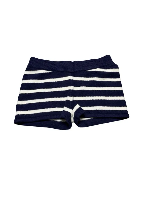 🌊‎ Daily Drills Knit Micro Shorts NWT Navy White Stripe M/L Sold Out 🌊 - Image 4