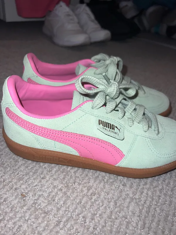 Puma Palermo Green Sneakers - Image 9