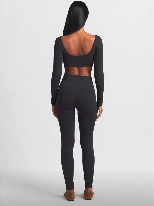 SKIMS (BLP) Wool Rib High Waist Legging - Image 3