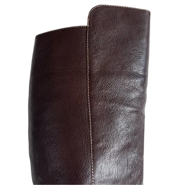 Like New Sofft Leather Claremont Knee High Boots Brown Size 6.5 - Image 3