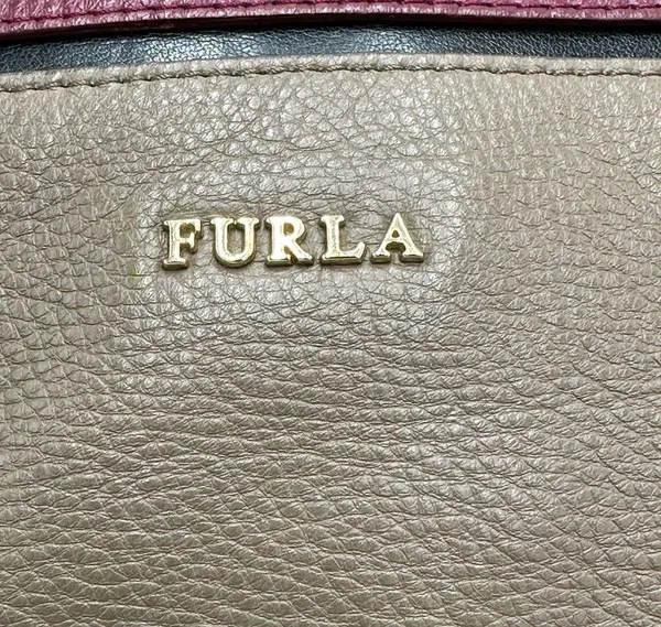 Furla Hobo Bicolor Leather Shoulder Bag - Image 5