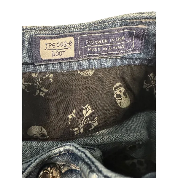 Miss Me Women's Embellished Butterfly‎ Pocket Bootcut Jeans Size 27 - Image 8