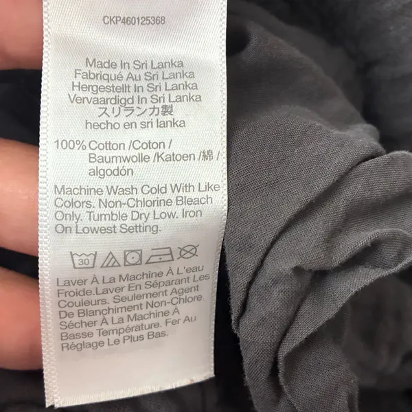 Madewell High Waist Womens Gray Gauze Cotton Comfy Shorts M - Image 13