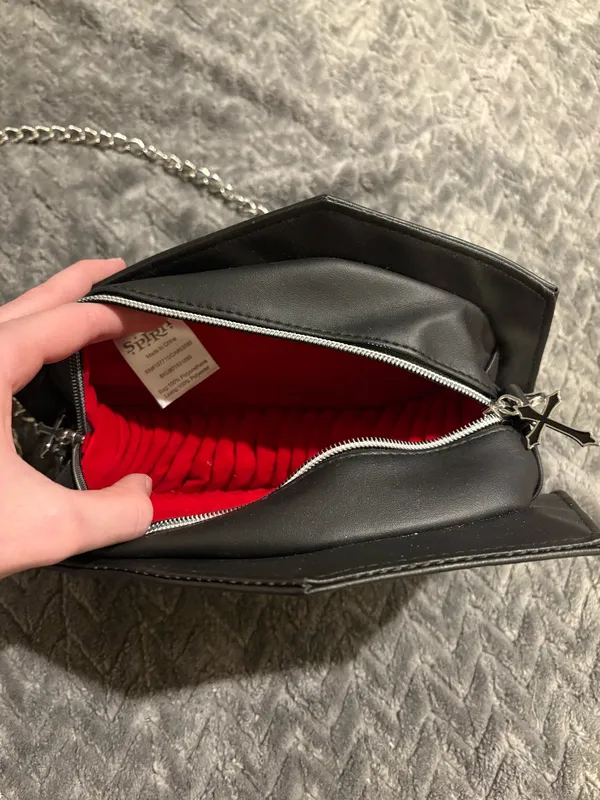 Spirit Halloween Coffin Crossbody Bag - Image 4