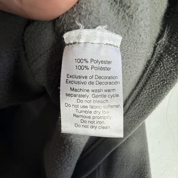 Eddie Bauer Womens XXL gray pink Half Zip Base layer Half Zip Pullover Sweater - Image 9