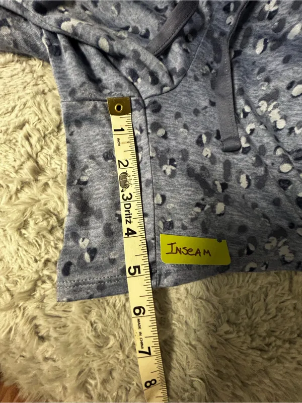 Lucky Brand 2 piece Blue Short-Sleeve Button Front Shortie Pajama set - Image 6