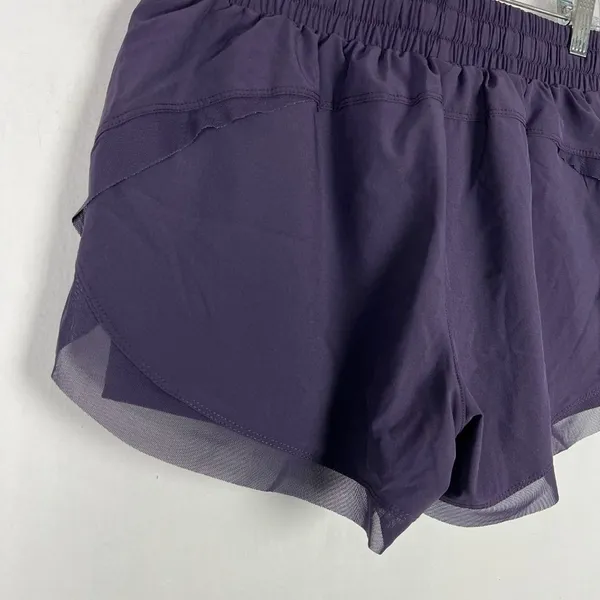 Halara NWT Drawstring Contrast Flowy Mesh 2-in-1 Shorts Purple Size Small S NEW - Image 10