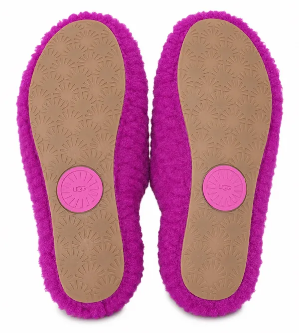 972 UGG Fluff Yeah Fuchsia Platform Slippers Women’s Size 9 - Image 7