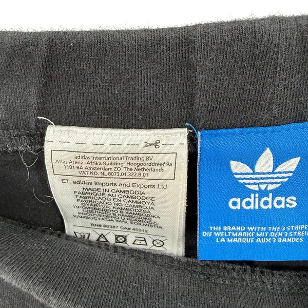 Adidas Size Medium Black White Leggings Athletic Activewear Pants - Image 4