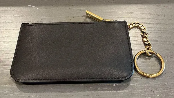 Marc Jacobs Black Coin Card Key Pouch Wallet - Image 9