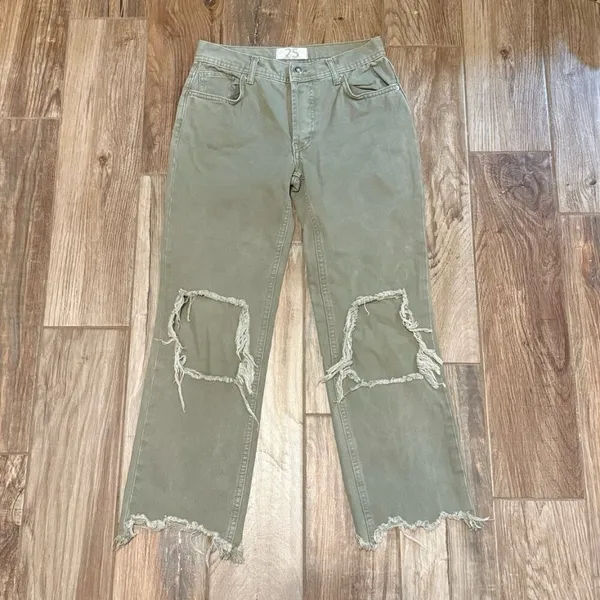 Free People Maggie Mid-Rise Straight-Leg Denim - Image 2