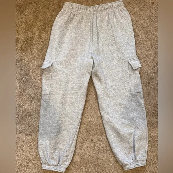 Cargo Sweatpants Gray Size M - Image 2