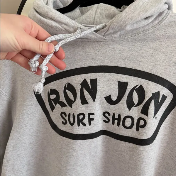 Ron Jon Light Gray Surf Shop Hoodie - Image 4