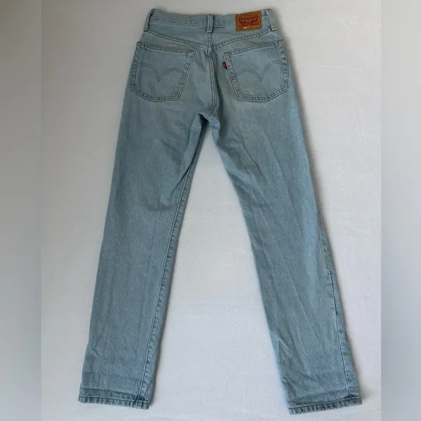 Levi’s 501 150th Anniversary Edition Womens 24 x 30Floral Patch Button Fly Jeans - Image 6