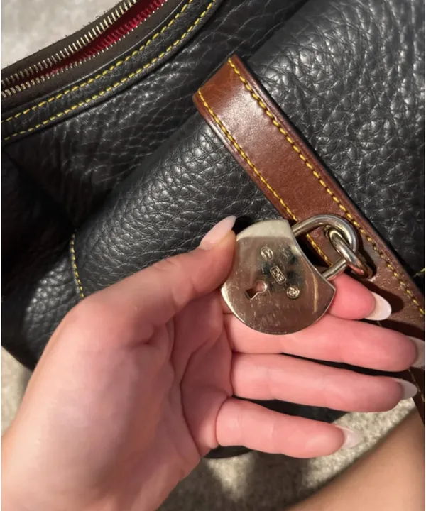 Dooney & Bourke Bag Leather Shoulder - Image 7