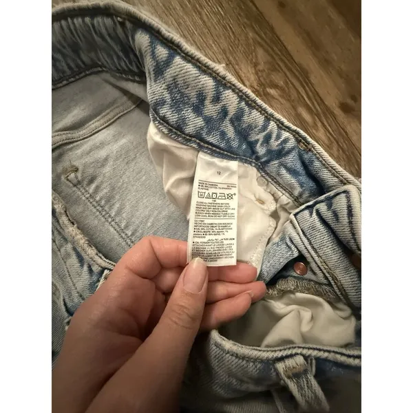 Old Navy Ankle Jeans Womens Size 12 The Power Jean High-Rise Straight Blue Denim - Image 12