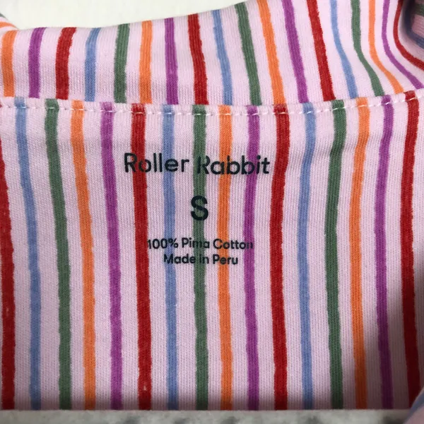 Roller Rabbit Party Stripe Short Pajamas Multi S - Image 9