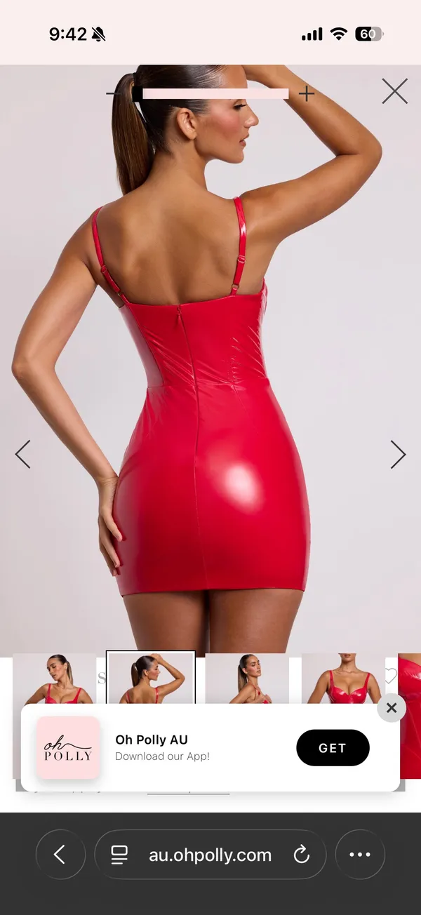 Oh Polly Latex dress - Image 2