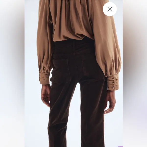 H&M Corduroy Flared Pants - Image 4