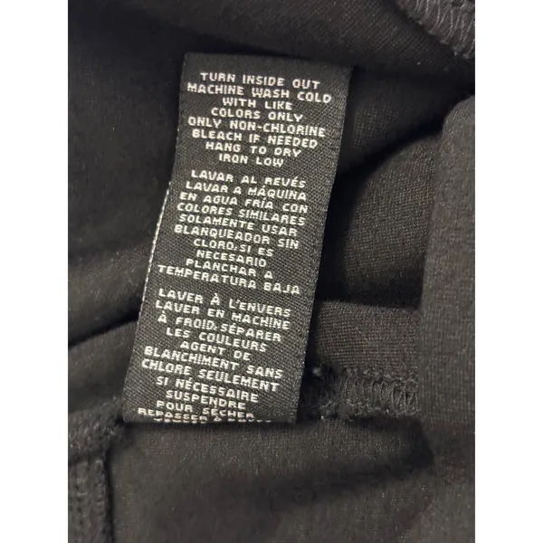 Dictionary Womens Black Ponte Knit Flare Trousers Mid Rise Pants Size M 8-10 - Image 3