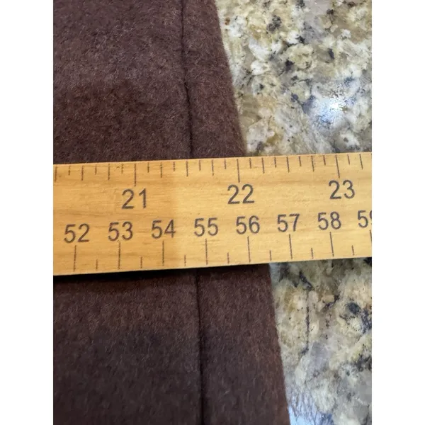 House of Harlow 1960 brown long wool-blend coat Size Medium Overcoat - Image 10