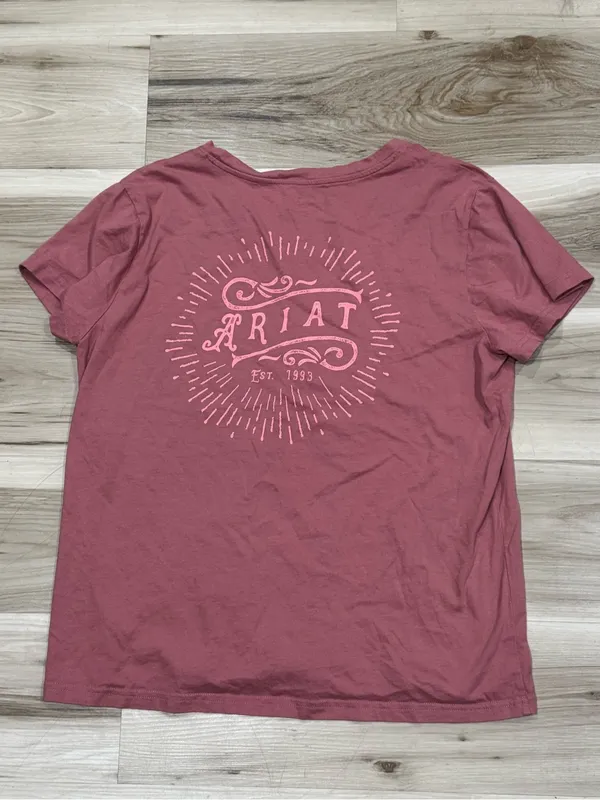 Ariat Real Sunburst Tee Shirt Women’s Large - Image 2
