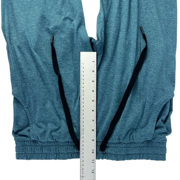 Natori Heather Turquoise‎ Blue Soft Lounge PJ Pants Drawstring Waist Size Small - Image 5