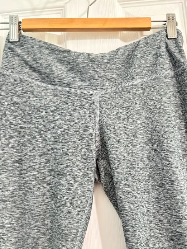 New Balance NBDry Gray Space Dye High Rise Athletic Leggings Women’s Medium M - Image 6