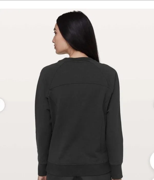 Lululemon Scuba Crew Washed Lunar Rock - Image 3