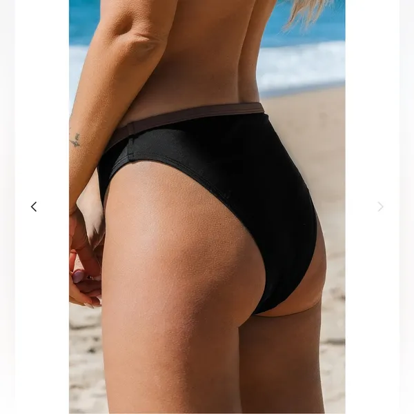Cupshe Escaping Midrise Bikini Bottoms, NWT - Image 3