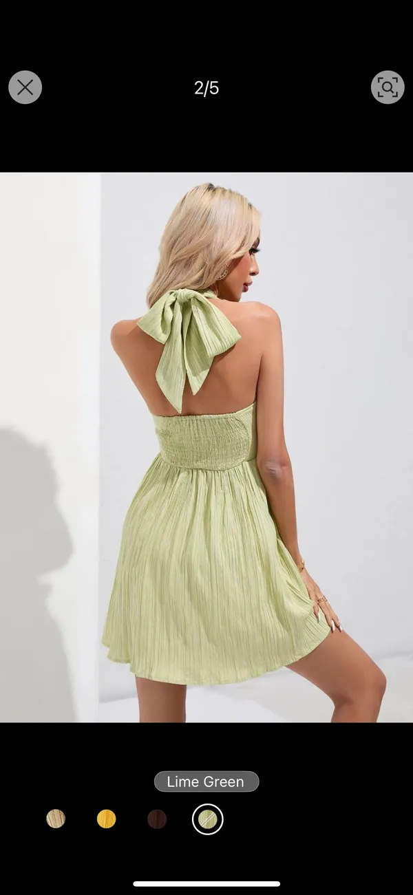 Shein Dress Green - Image 2