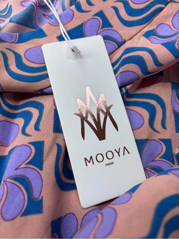 Women's Retro 70’s Vibe Bell Bottom Pants by MOOYA of Paris NWT Size L - Image 2