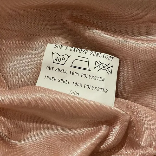 Revelry Blair Satin Gown Bridesmaid Dress in Rose Quartz Size 4 - Image 9