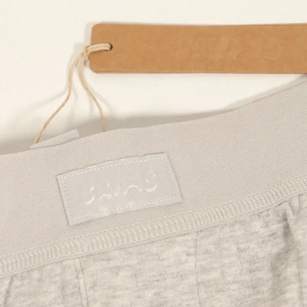 NWT Skims Boyfriend Loose Boxer in Light Heather Gray size xxs - Image 6