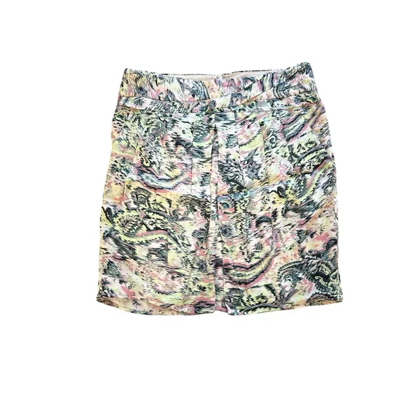 Reiss NWT Amy Skirt Size UK 14 / US 10‎ Multicolor Paisley Pleated Mini Pencil - Image 3