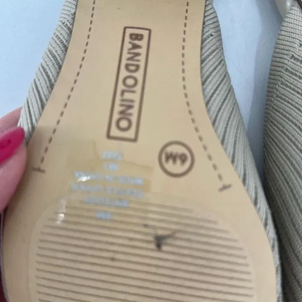 NWOT Bandolino Women's Teddy Knit Slip On‎ Mule Heels Tan Size 9 - Image 8