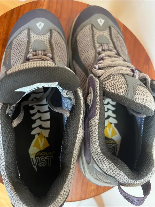 Vasque Women's Trail Shoes hiking in Gray and Purple Accents - Image 4