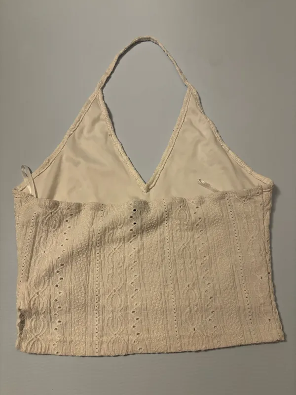 White Halter Top - Image 2