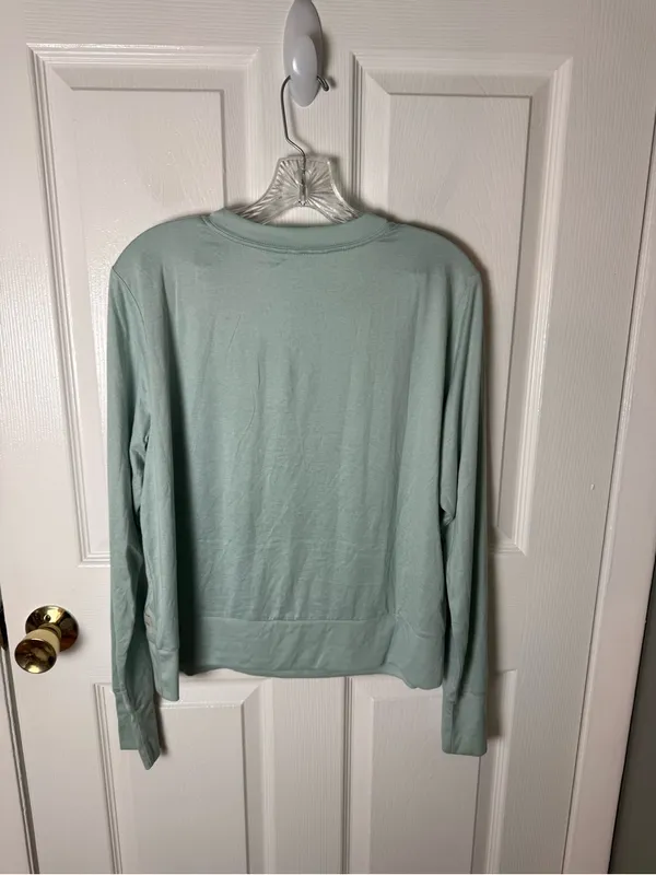 Vuori Daydream Crew in Spearmint Heather XL - Image 3