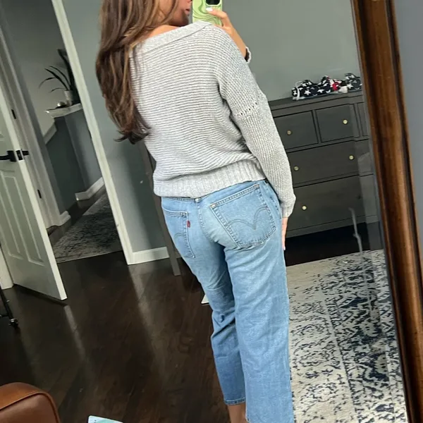 Aerie Super Comfy Grey Sweater - Image 3