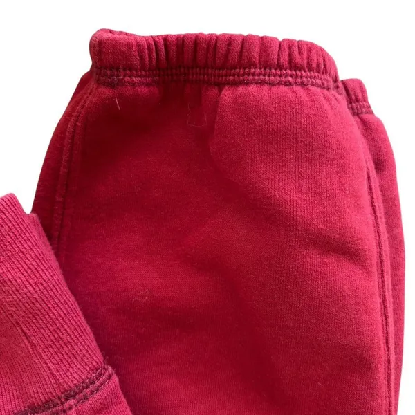 Abercrombie & Fitch Soft Collection Sunday Jogger Sweatpant Dk Red Sz S Pockets - Image 4