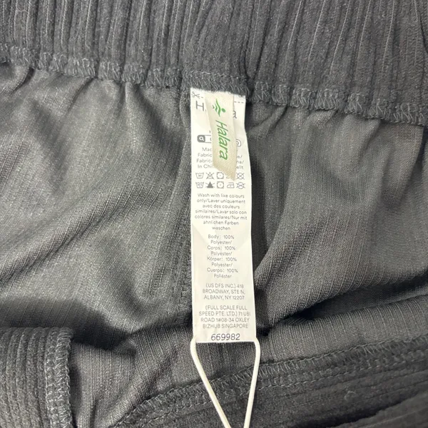 Halara High Waisted Zipper Pocket Classic Corduroy Casual Black Pants Size L‎ - Image 10