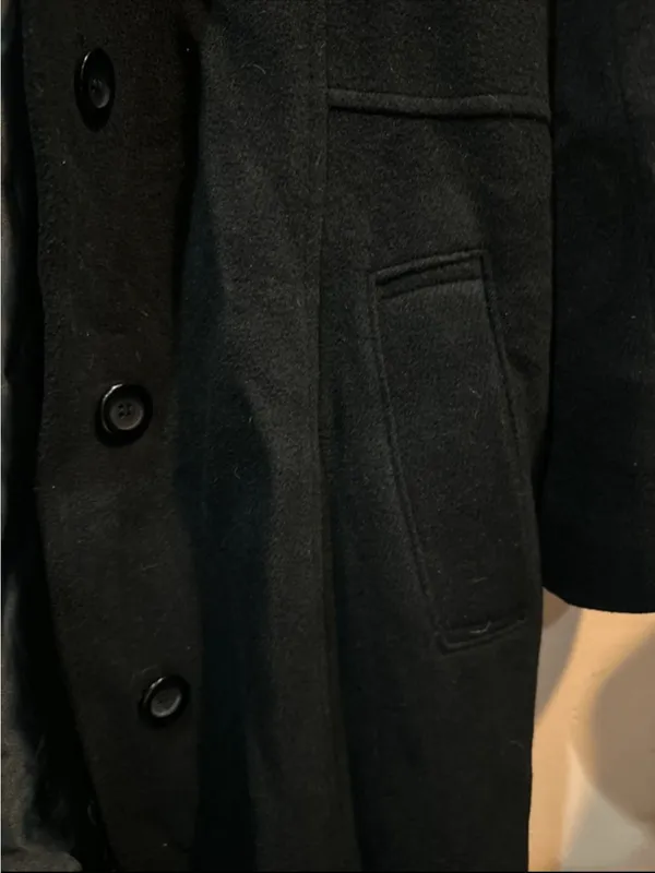 Jones New York Black Wool Blend Coat - Image 3